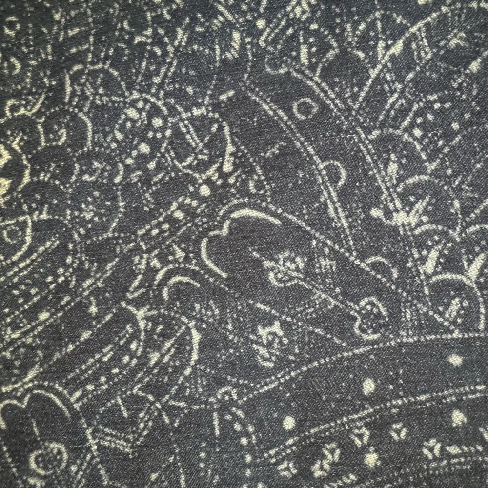 INC Womens Laser Printed Mid Rise Flare Leg Jeans Size:6/28 - Picture 7 of 15